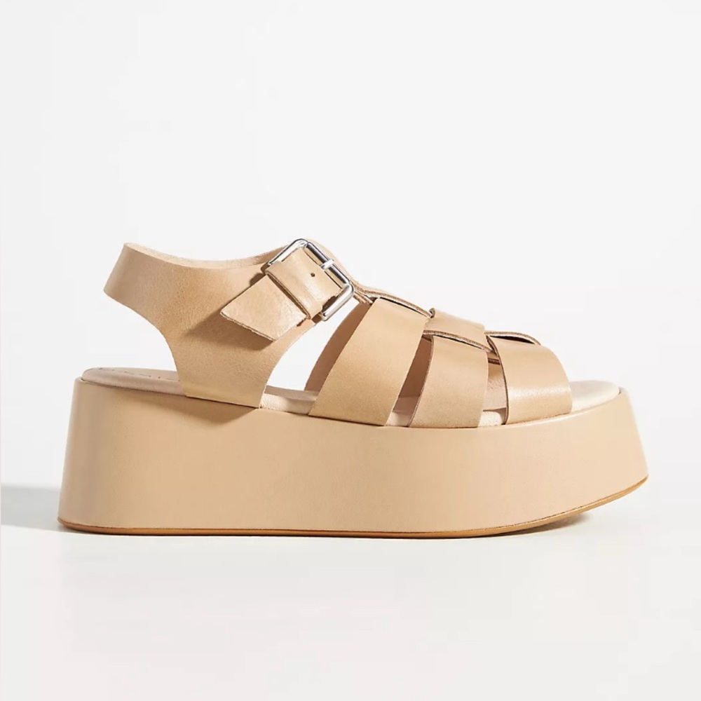 Anthropologie Pilcro Platform Fisherman Sandal
